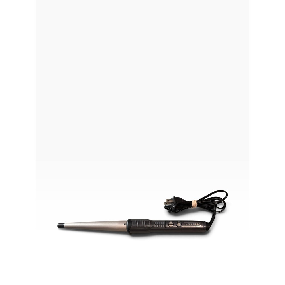 Conair InfinitiPro Tourmaline Ceramic Curling Wand CD117NN Tapered Barrel Black